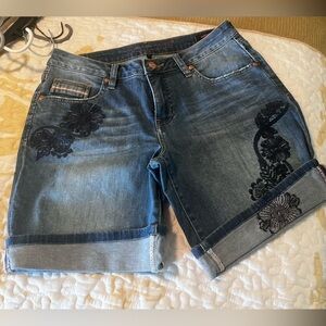 Jag Jeans denim relaxed boyfriend blue jeans shorts